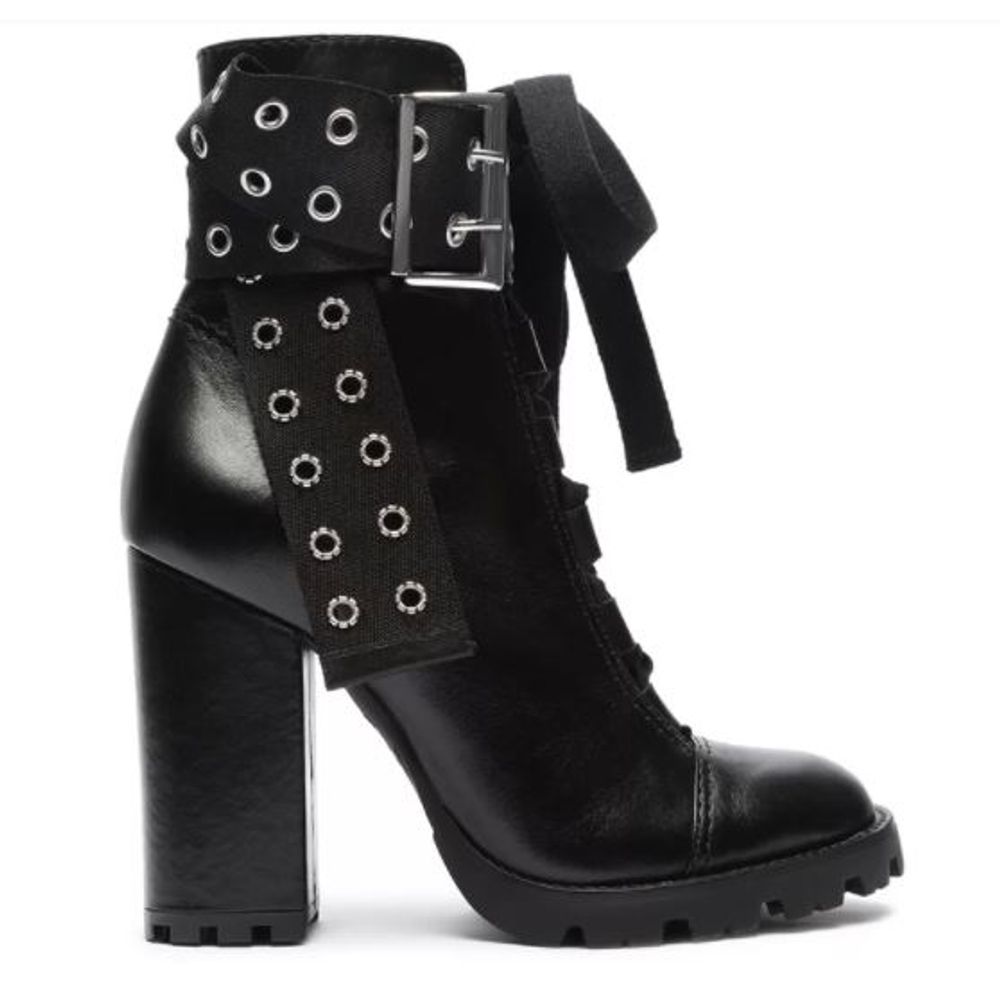 Bota Feminina Coturno Max Suede - Schutz - Branco - Shop2gether
